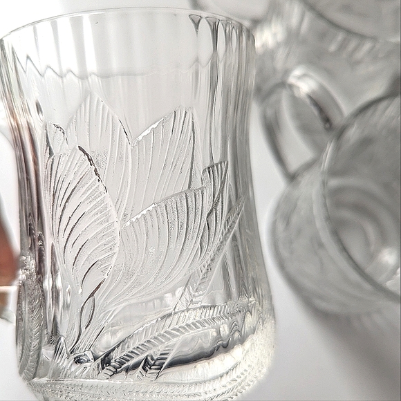Vintage Glcoloc France Glass Mugs - Picture 3 of 4